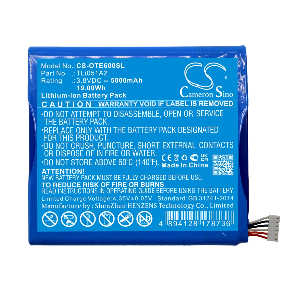 Remplacement de batterie compatible pour Alcatel TLI051A2