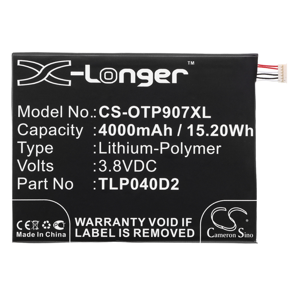 Batteries Remplace TLP040D2