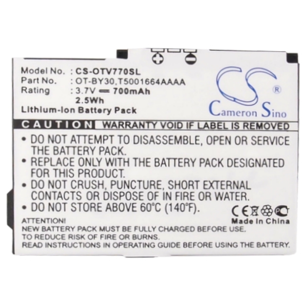 Batteries Remplace OT-BY30