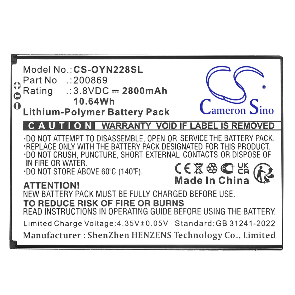 Handy Akkus Olympia CS-OYN228SL