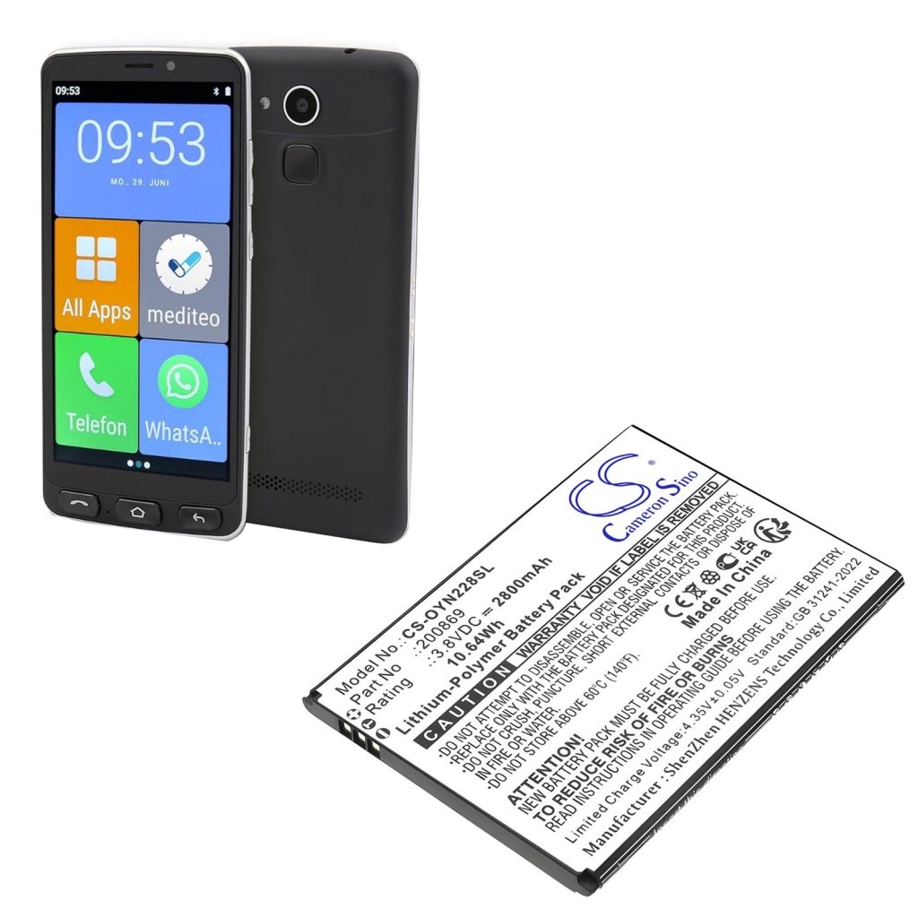 Handy Akkus Olympia CS-OYN228SL