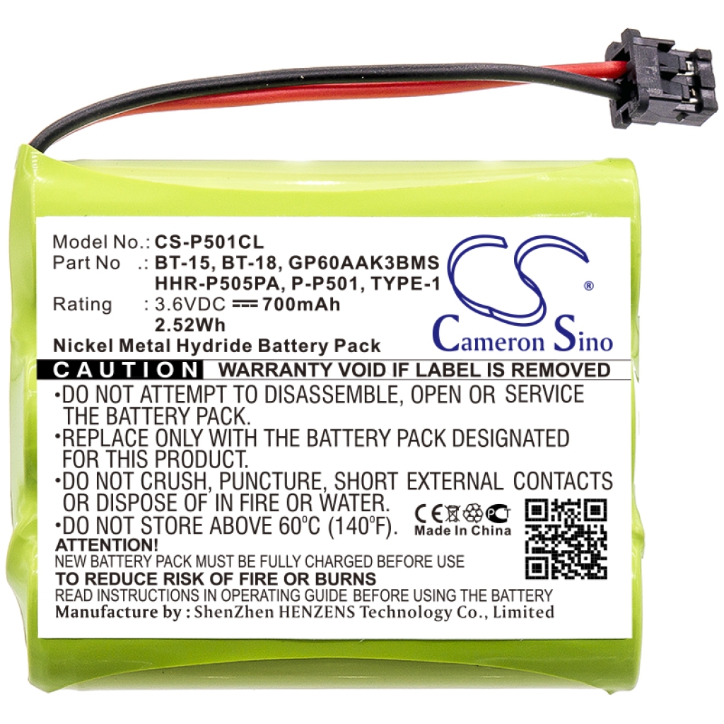 Battery Replaces HHR-P505
