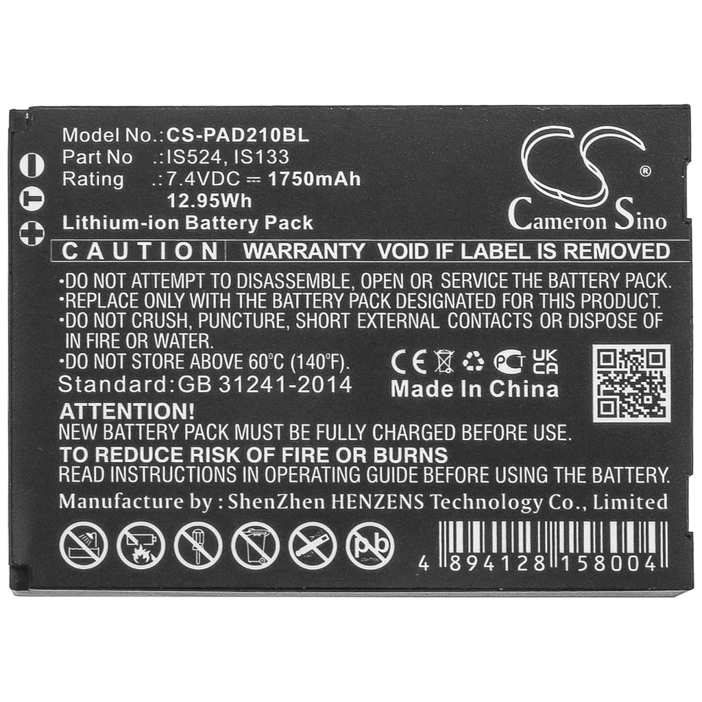 Terminal de paiement Batterie Pax D210