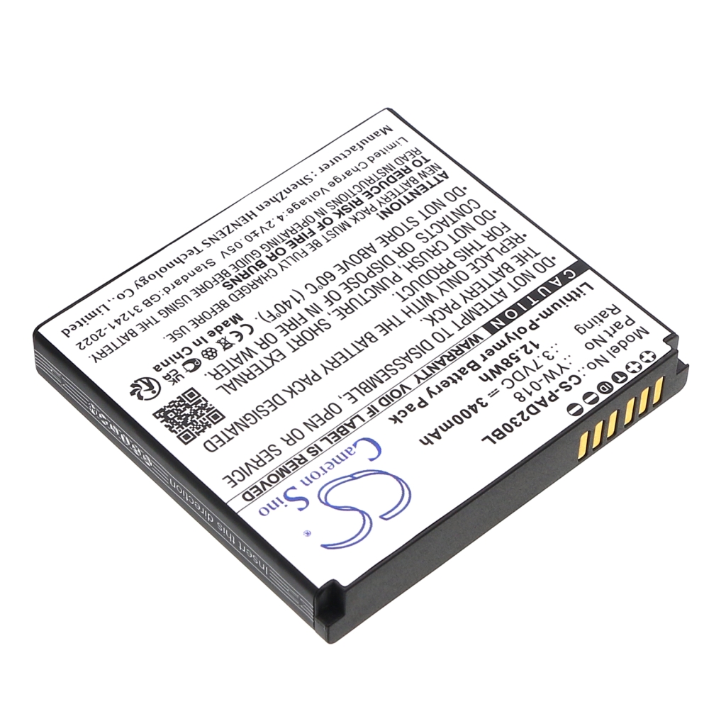 Bezahlterminal Akkus Pax CS-PAD230BL