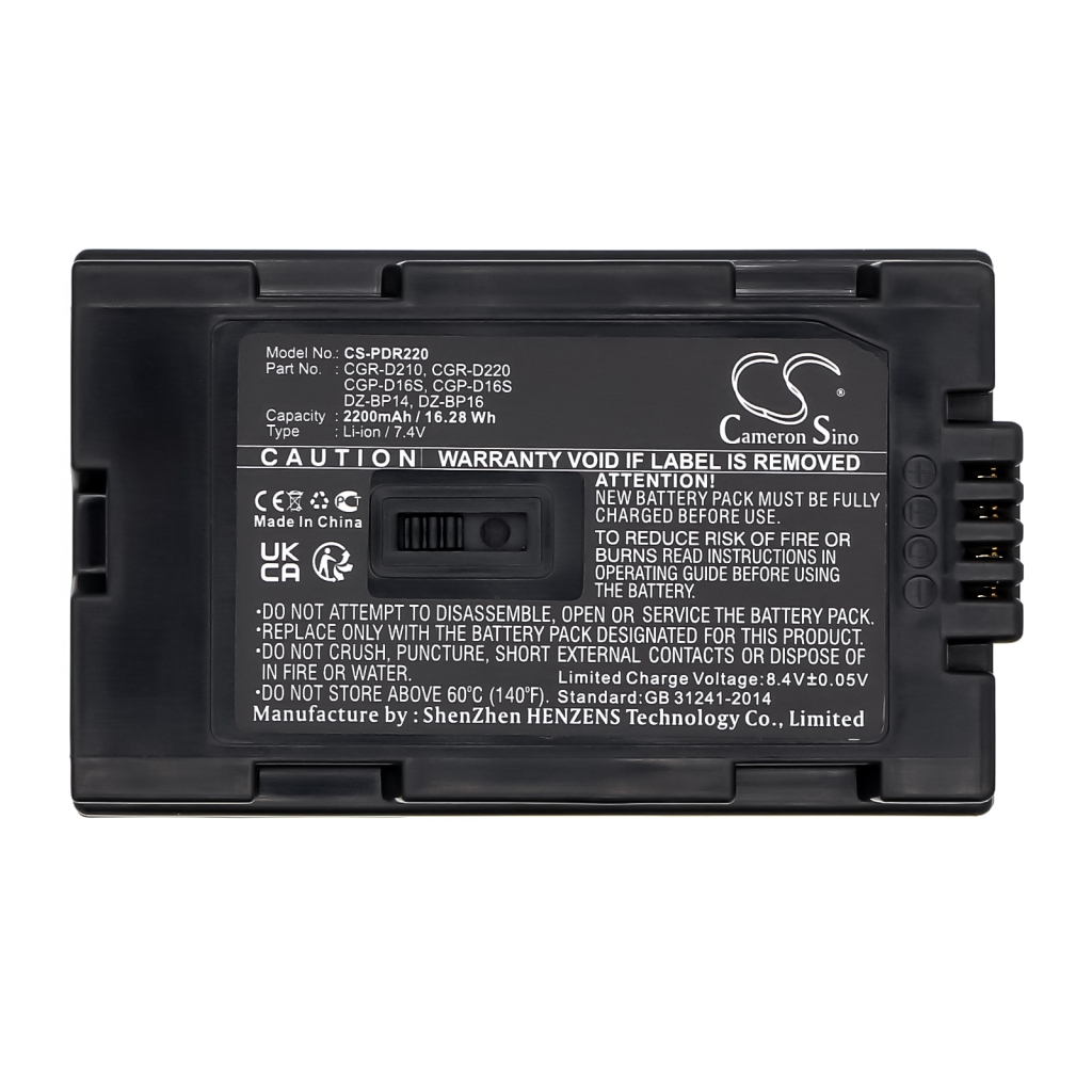 Camera Battery Panasonic NVEX3