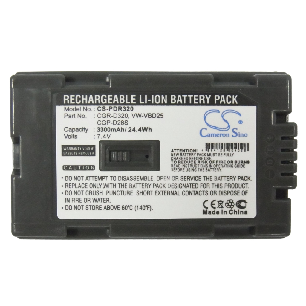 Batterie de l'appareil photo Panasonic AG-DVC15