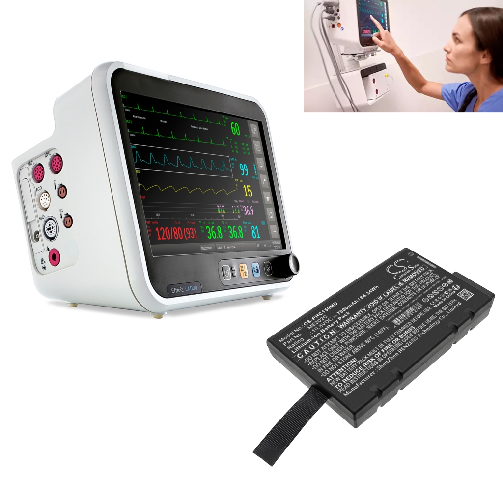 Medizinische Geräte Akkus Philips CS-PHC150MD