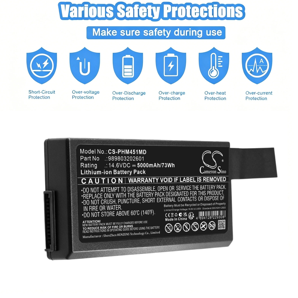 Batterie compatible avec Phillips