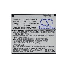 Remplacement de batterie compatible pour Philips AB1050DWM