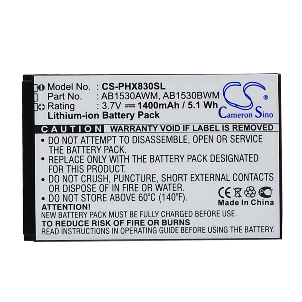 Batteries Remplace AB1530AWM