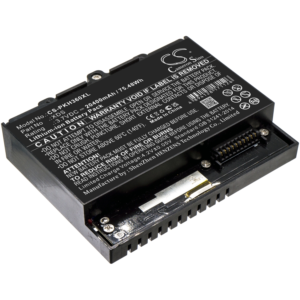 Remplacement de batterie compatible pour Peaktech XDS