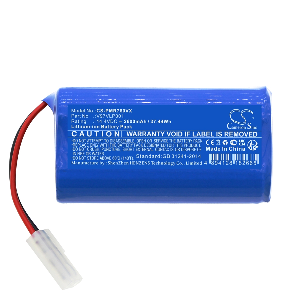 Remplacement de batterie compatible pour Panasonic V97VLP001