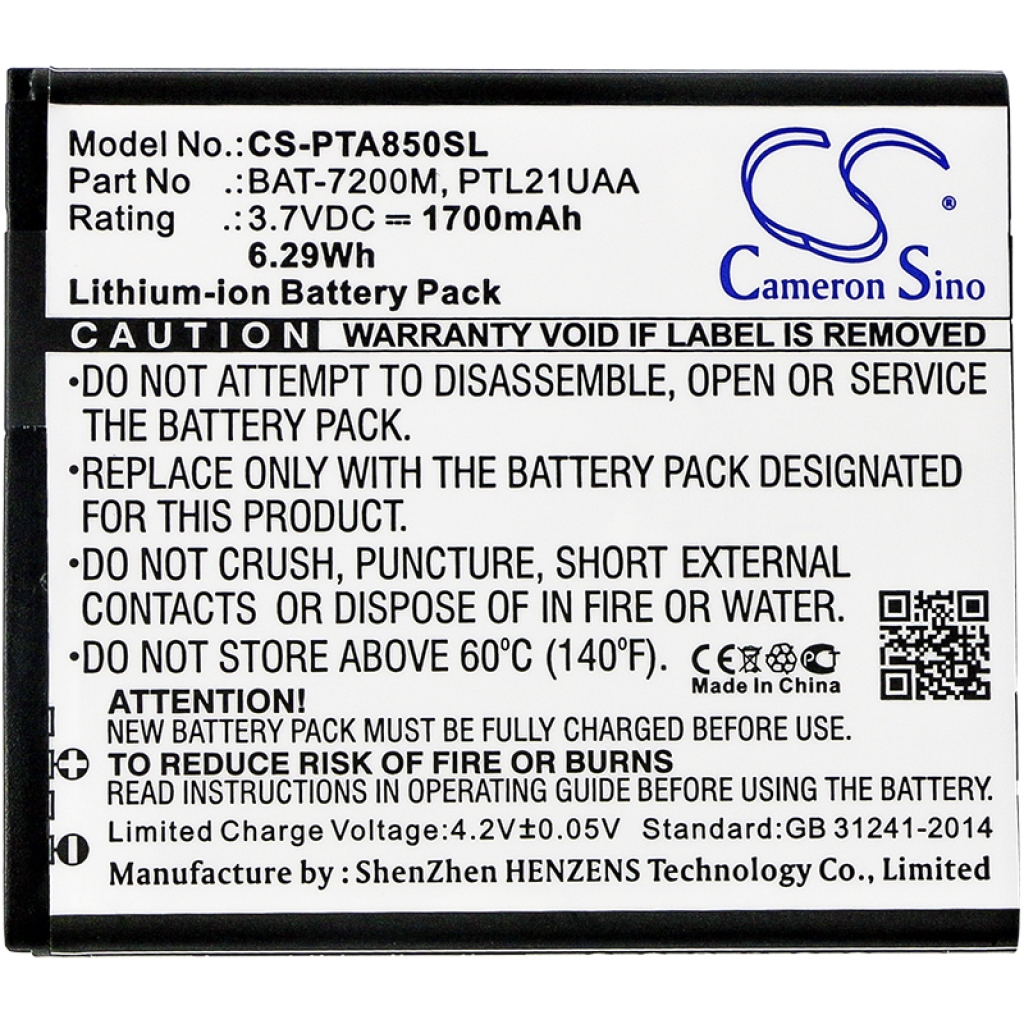 Batteries Remplace BAT-7200M