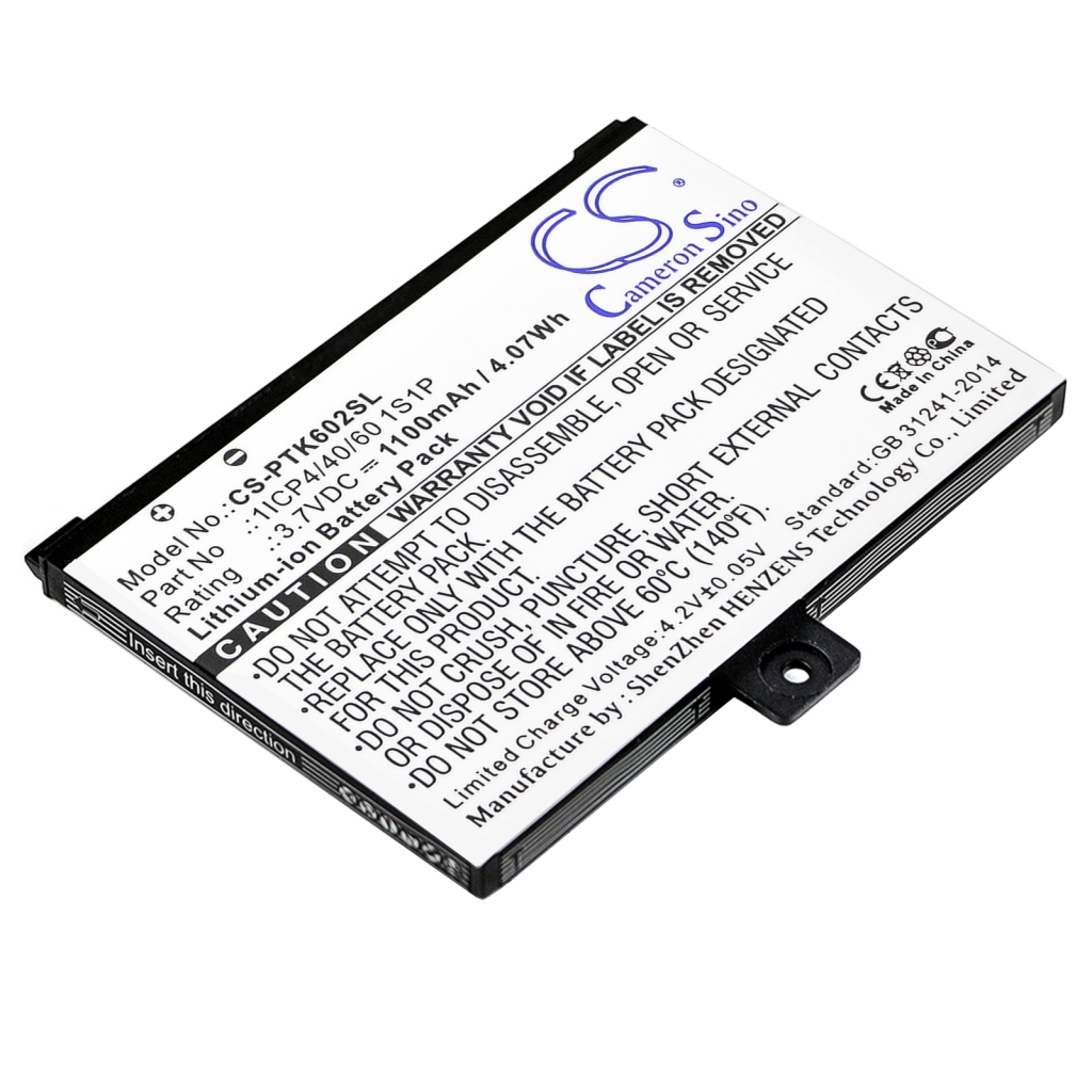 Remplacement de batterie compatible pour Pocketbook 1ICP4/40/60 1S1P