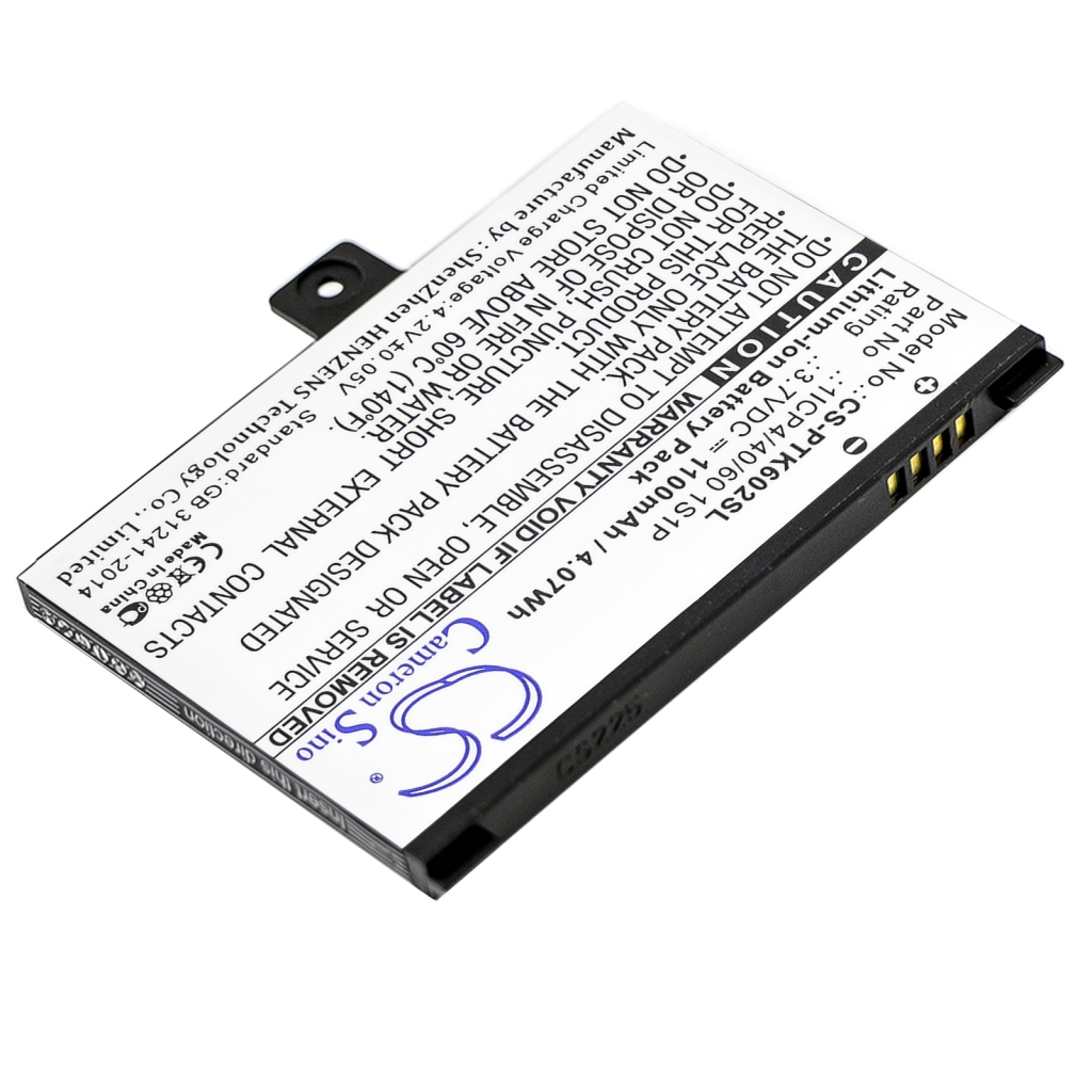 Remplacement de batterie compatible pour Pocketbook 1ICP4/40/60 1S1P