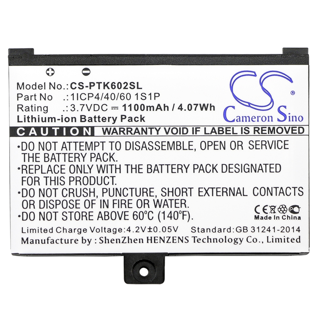 Remplacement de batterie compatible pour Pocketbook 1ICP4/40/60 1S1P