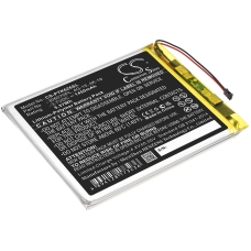 Remplacement de batterie compatible pour Pocketbook 306070PL,4G-15,4K-19