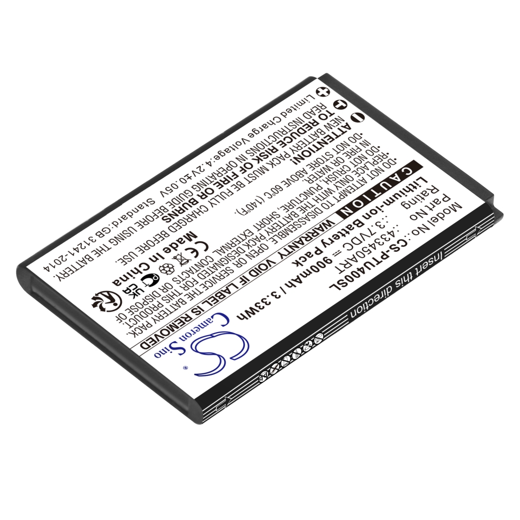 Remplacement de batterie compatible pour Panasonic 433450ART