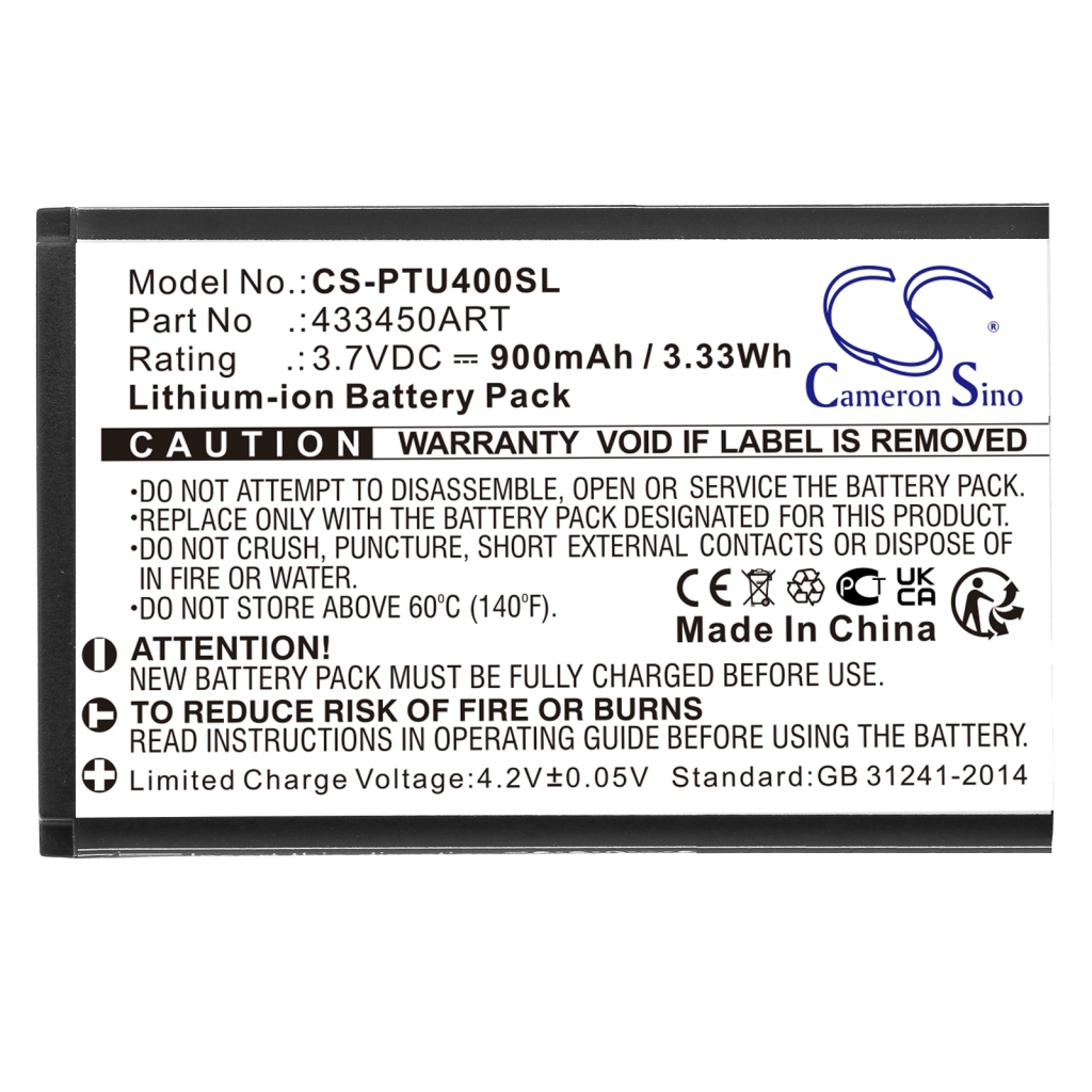 Remplacement de batterie compatible pour Panasonic 433450ART