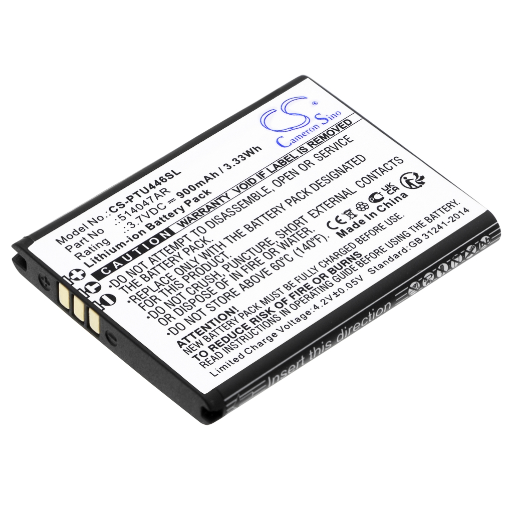 Remplacement de batterie compatible pour Panasonic 514047AR