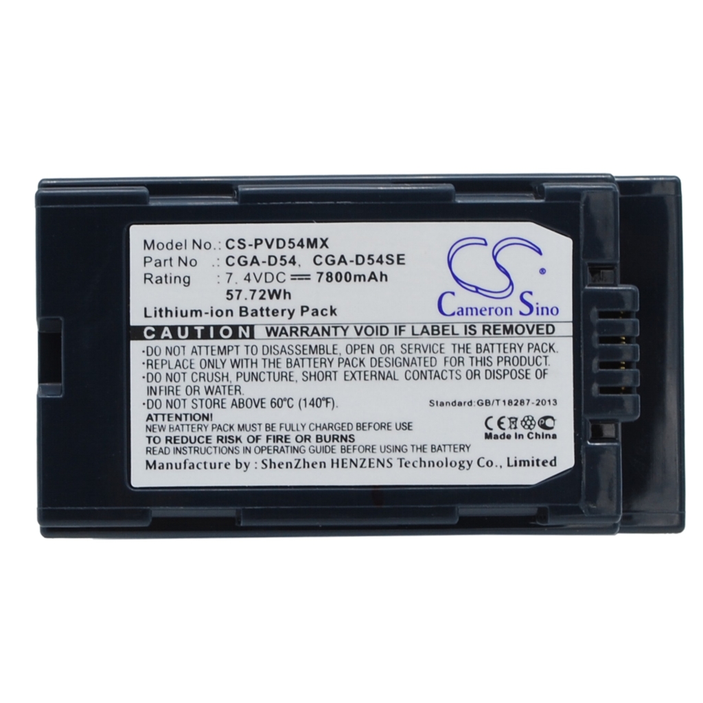 Batterie de l'appareil photo Panasonic CS-PVD54MX