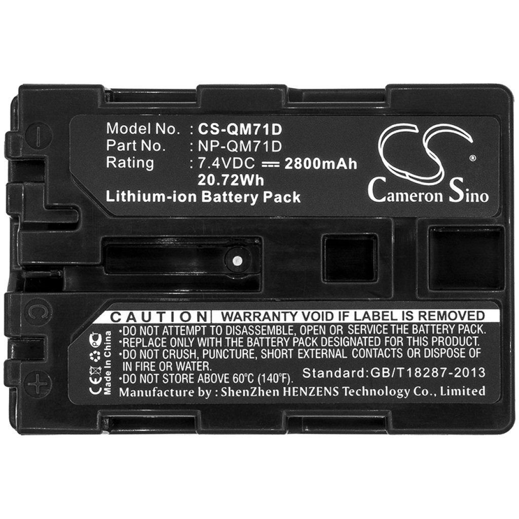 Batterie de l'appareil photo Sony DSR-PDX10