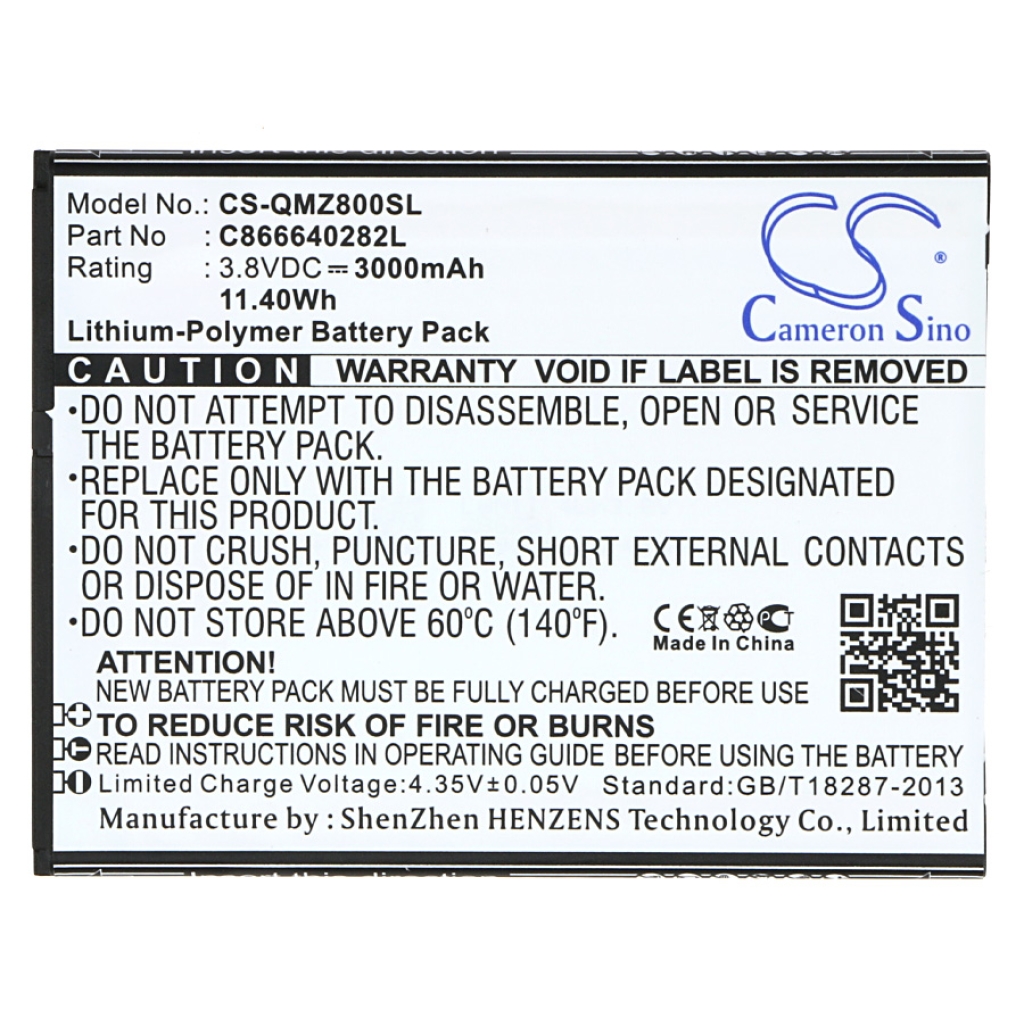 Batteries Remplace C866639282L