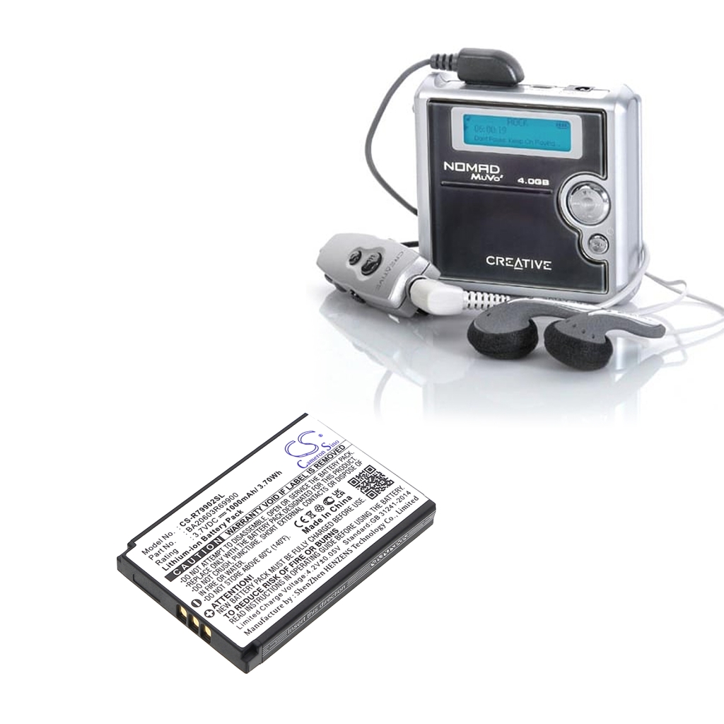 Batteries Remplace BA20603R69900