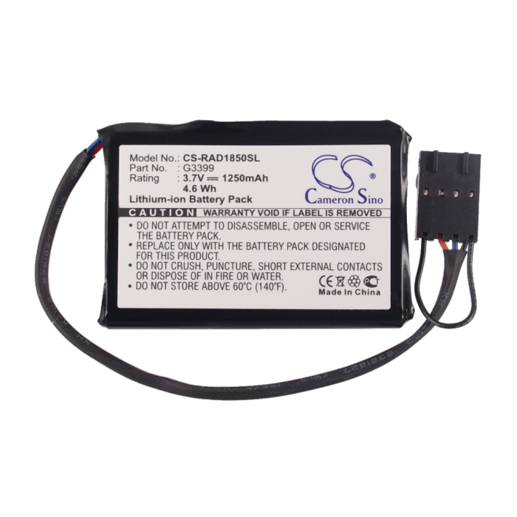 Batterie pour ordinateur portable DELL CS-RAD1850SL