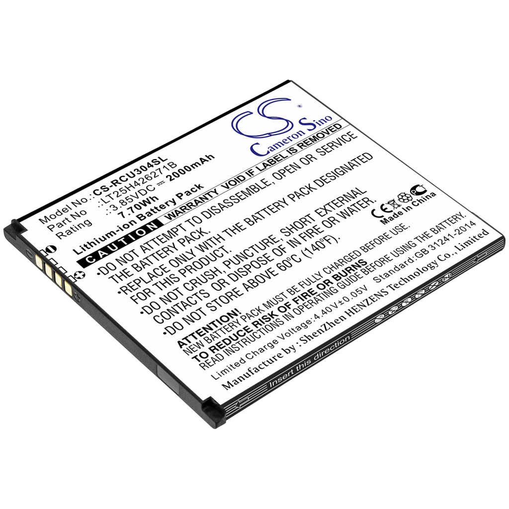 Batterie de téléphone portable BLU CS-RCU304SL