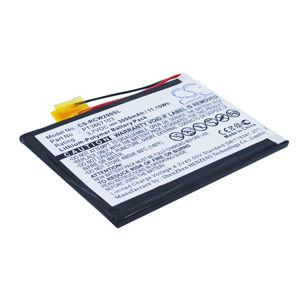Remplacement de batterie compatible pour RCA PT3867103