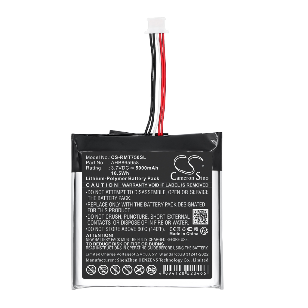 GPS, Batterie de navigation Rand mcnally CS-RMT750SL