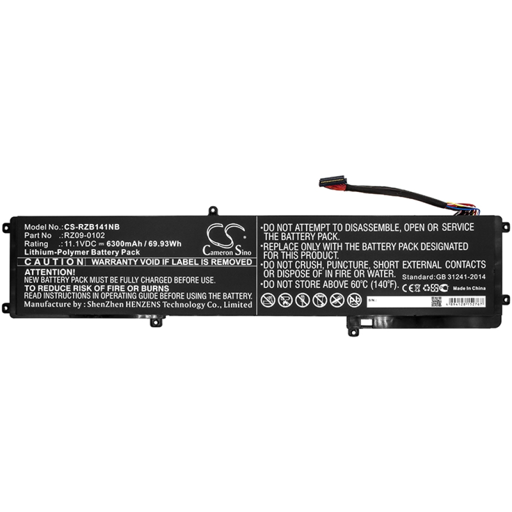 Batterie pour ordinateur portable Razer CS-RZB141NB