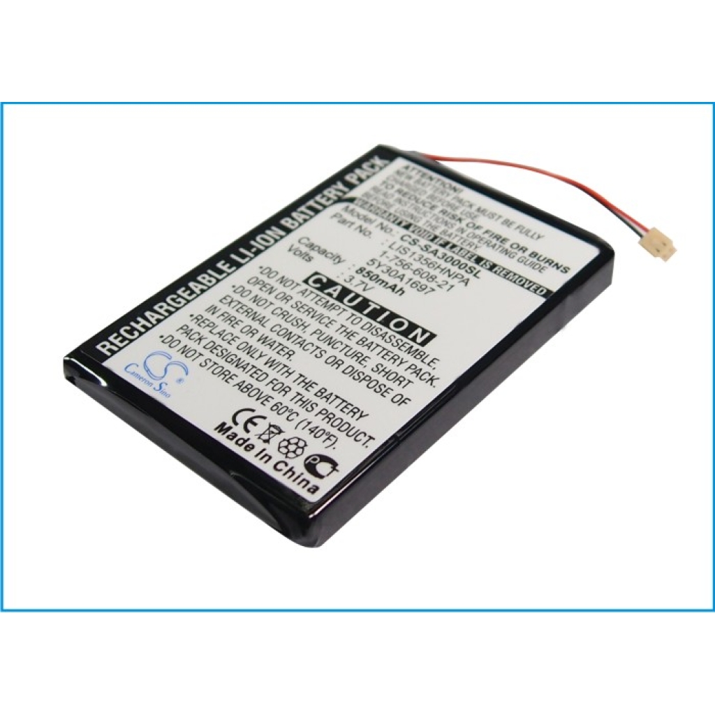 MP3, MP4, MP4, PMP Batterie Sony CS-SA3000SL