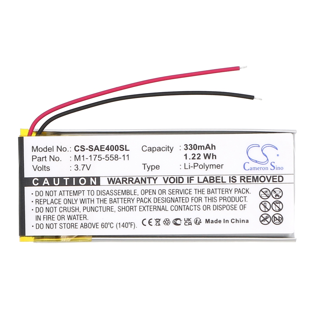 MP3, MP4, MP4, PMP Batterie Sony CS-SAE400SL
