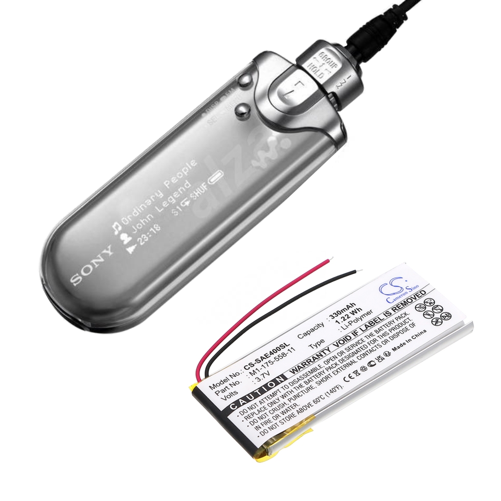 MP3, MP4, MP4, PMP Batterie Sony CS-SAE400SL