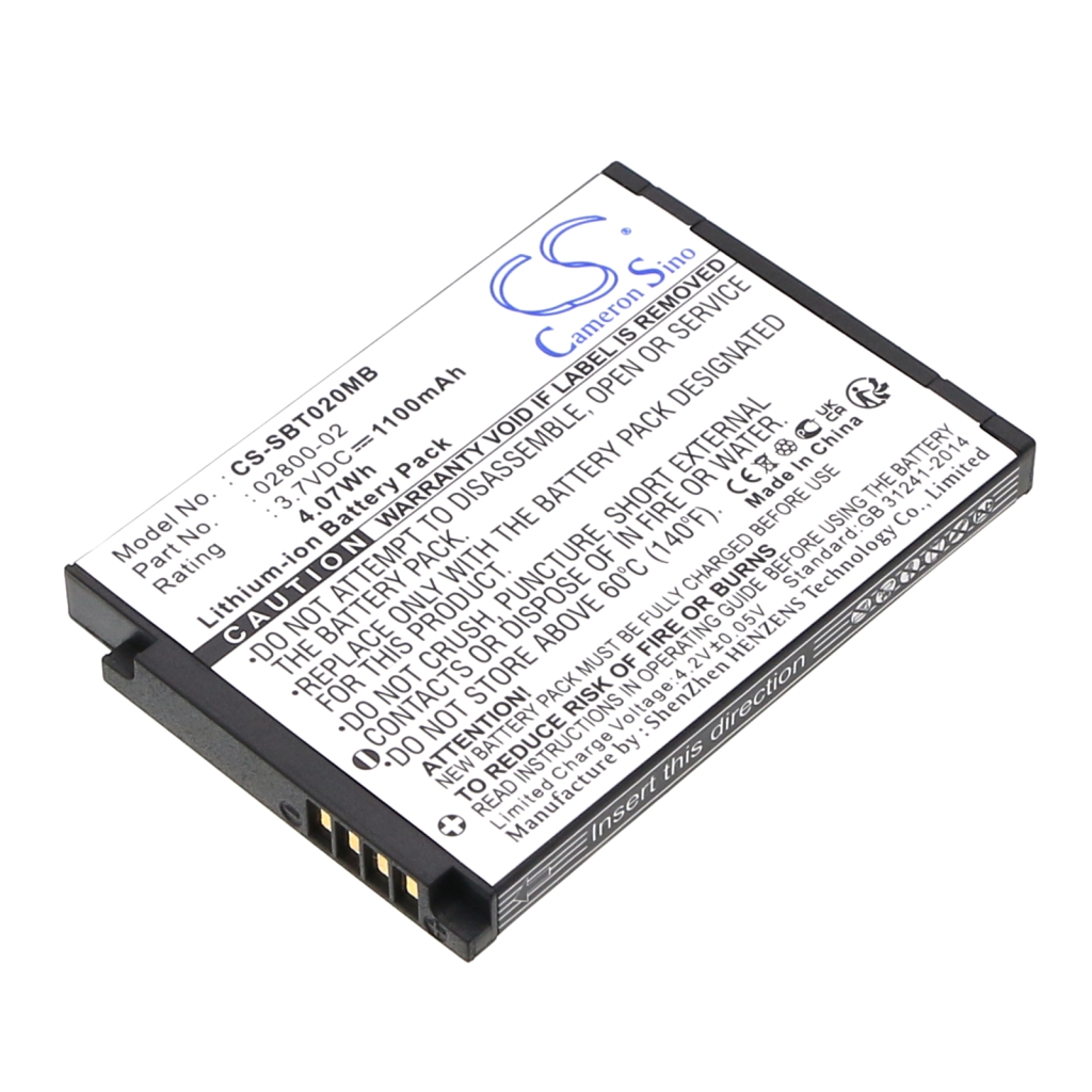 Battery Replaces 02800-02