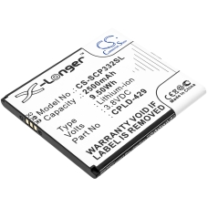 Remplacement de batterie compatible pour Coolpad CPLD-429