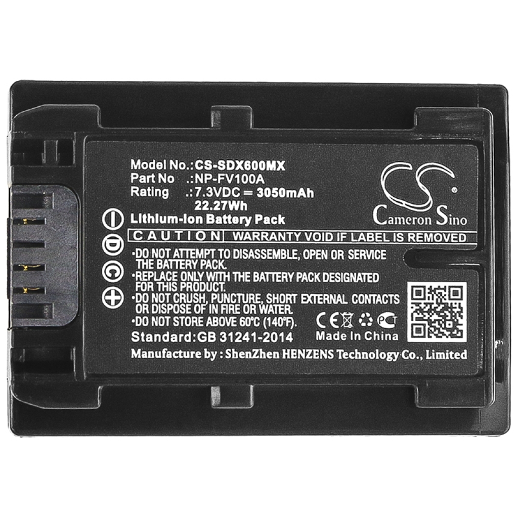 Camera Battery Sony HDR-PJ620