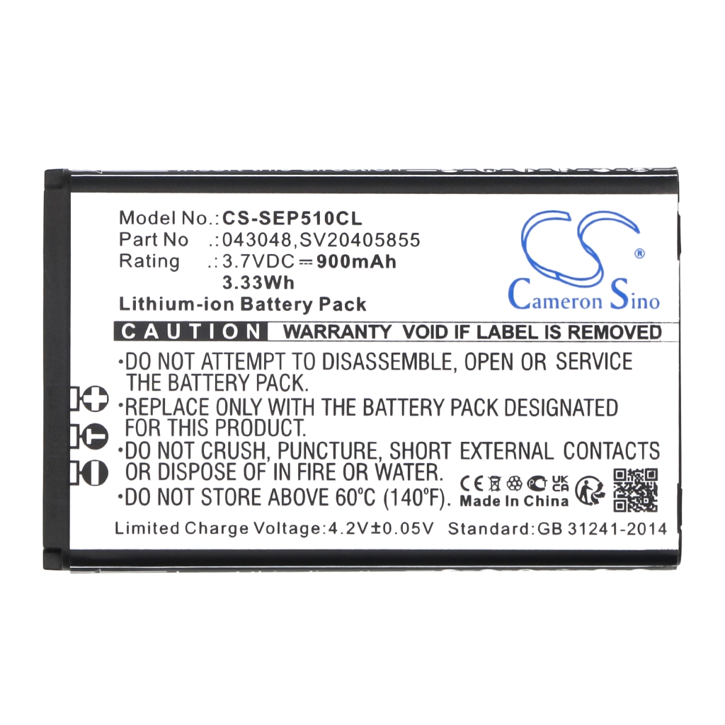 Batterie de téléphone sans fil Swissvoice CS-SEP510CL