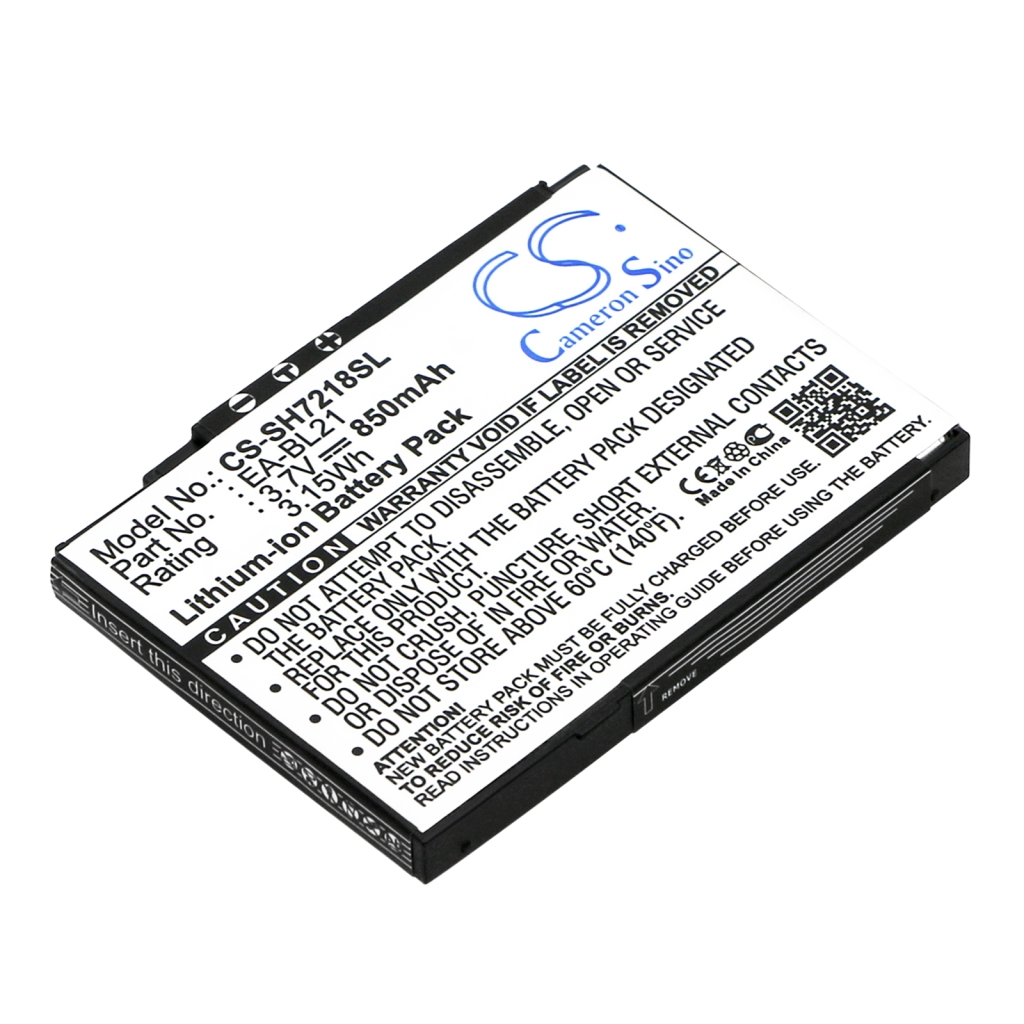 Batterie de téléphone portable Sharp SH7218C