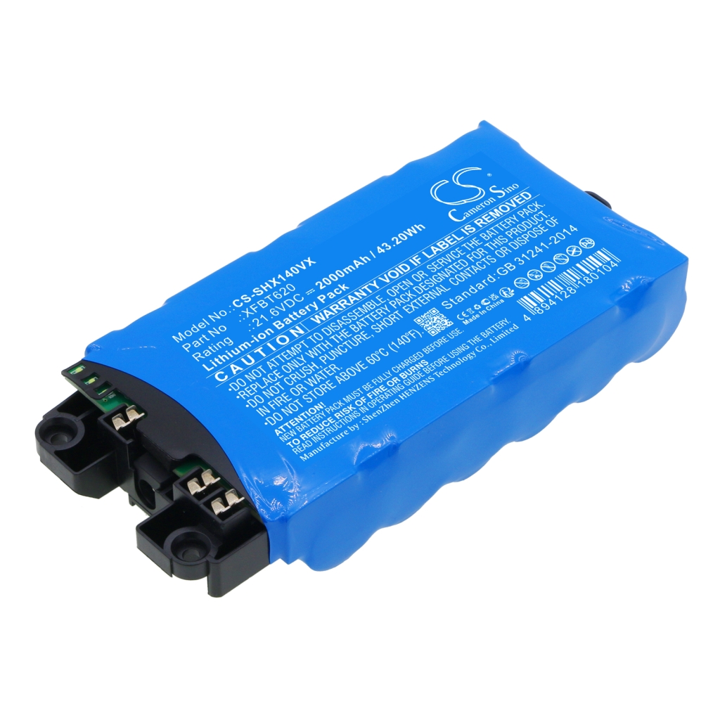 Remplacement de batterie compatible pour Shark XFBT620