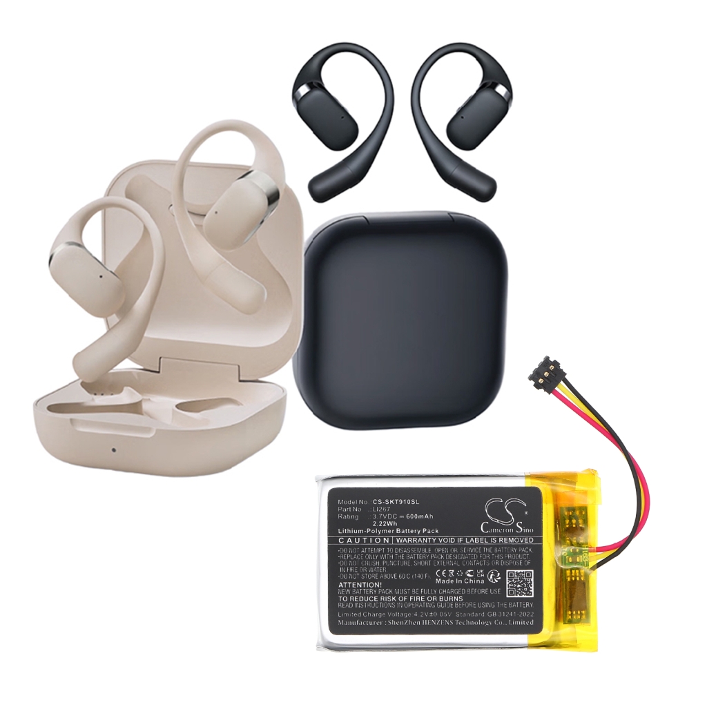 Batterie de casque d'écoute sans fil Shokz CS-SKT910SL