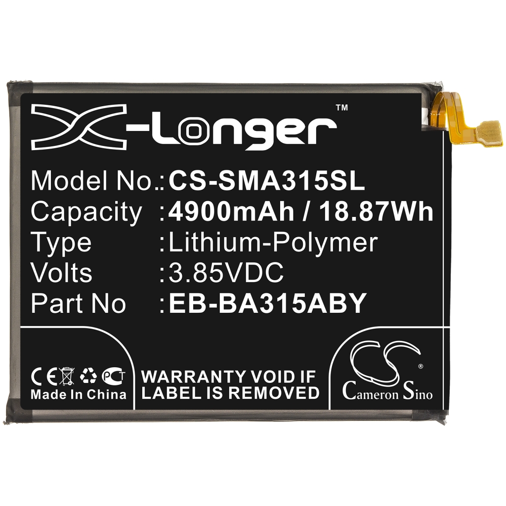Batterie de téléphone portable Samsung CS-SMA315SL