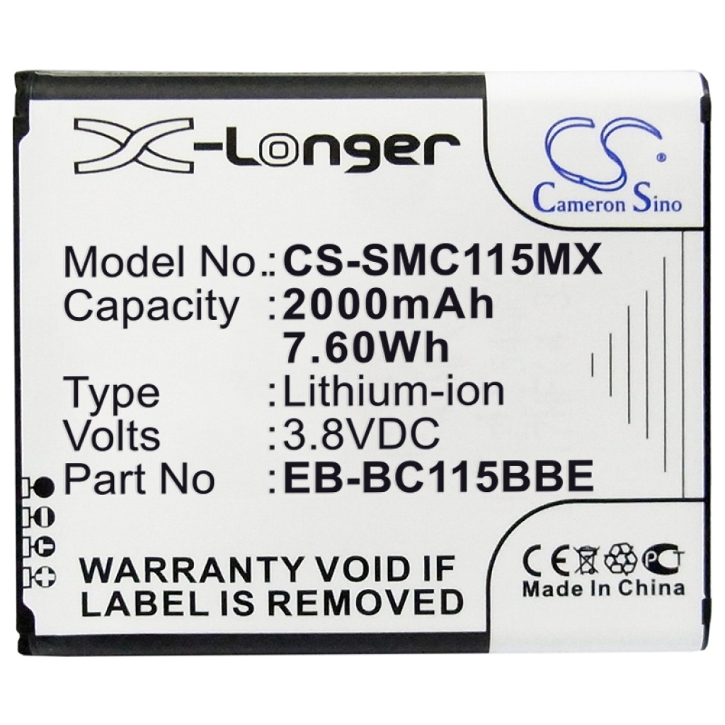 Batteries Remplace EB-BC115BBC