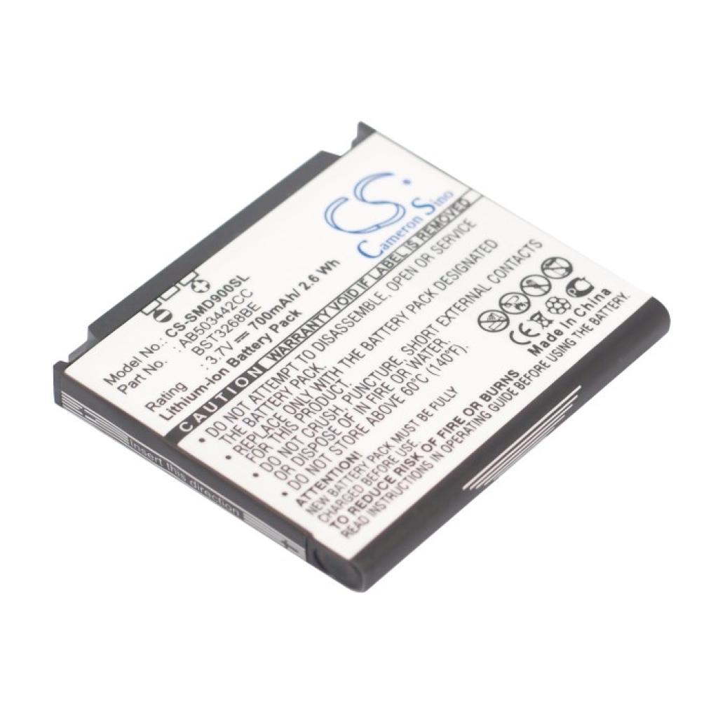 Batterie de téléphone portable Samsung CS-SMD900SL