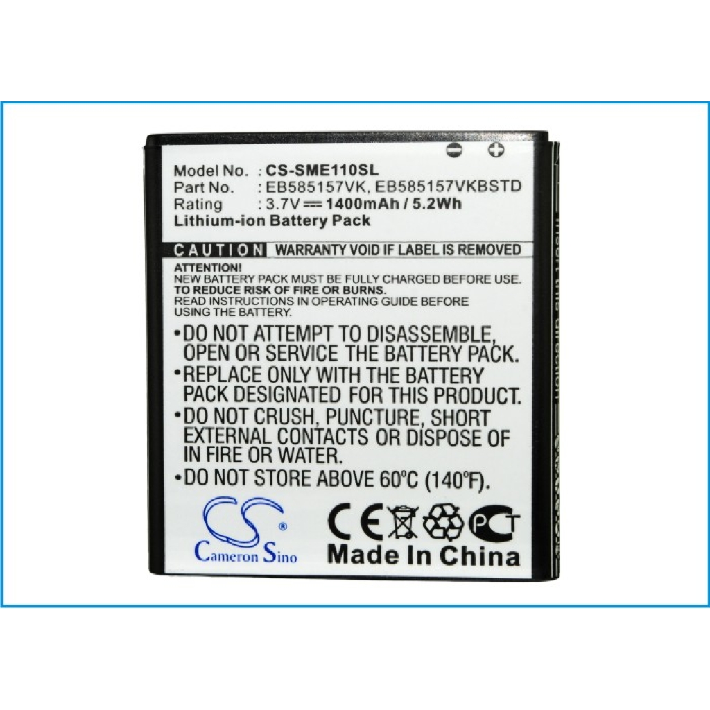 Batterie de téléphone portable Samsung CS-SME110SL