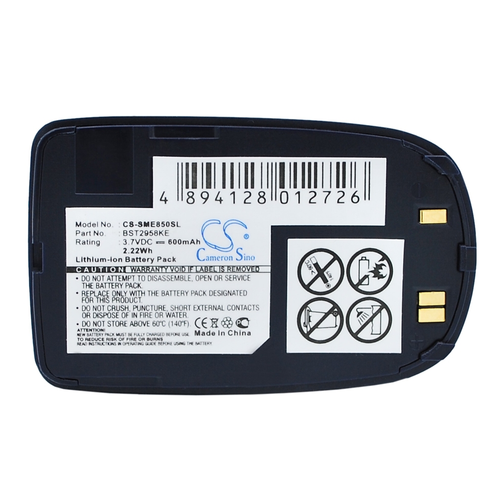 Batterie de téléphone portable Samsung CS-SME850SL