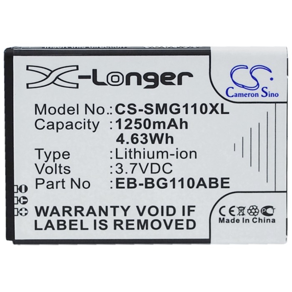 Batterie de téléphone portable Samsung CS-SMG110XL