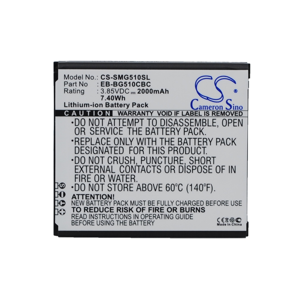 Batterie de téléphone portable Samsung CS-SMG510SL